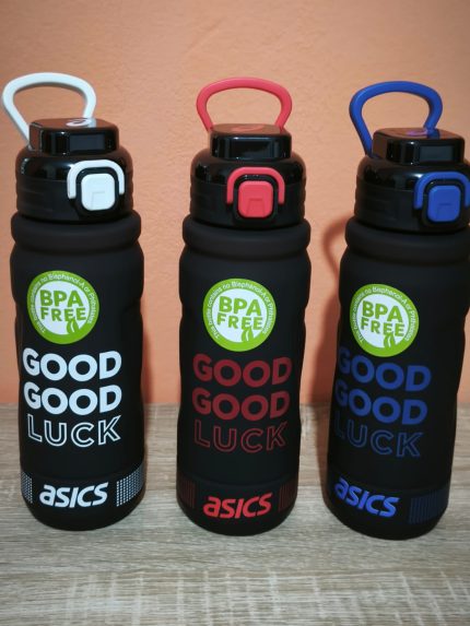 Tomatodo Negro de Colores GOOD LUCK - ASICS(BPA FREE)